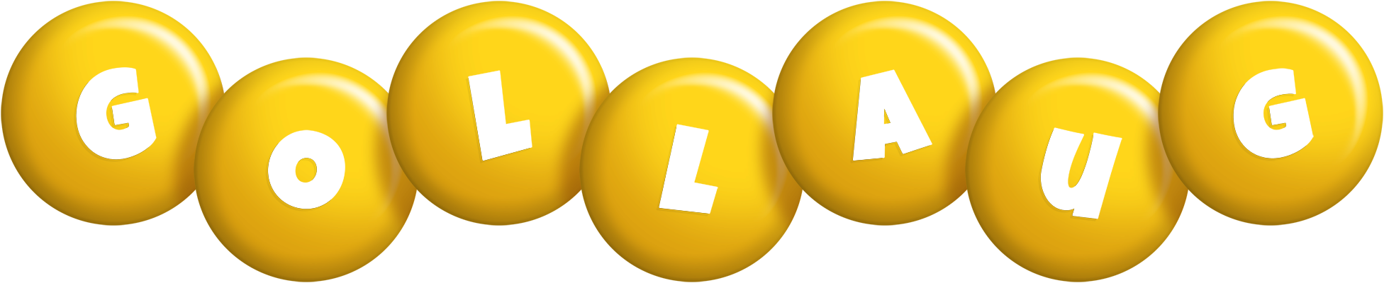 Gollaug candy-yellow logo