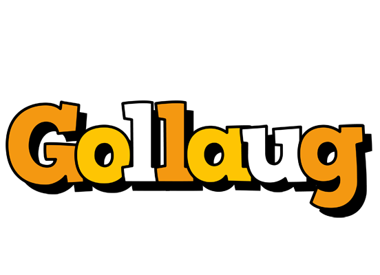 Gollaug cartoon logo