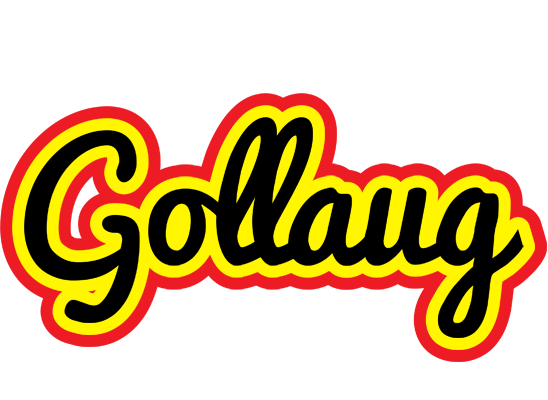 Gollaug flaming logo