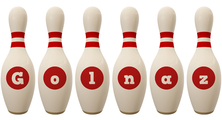 Golnaz bowling-pin logo