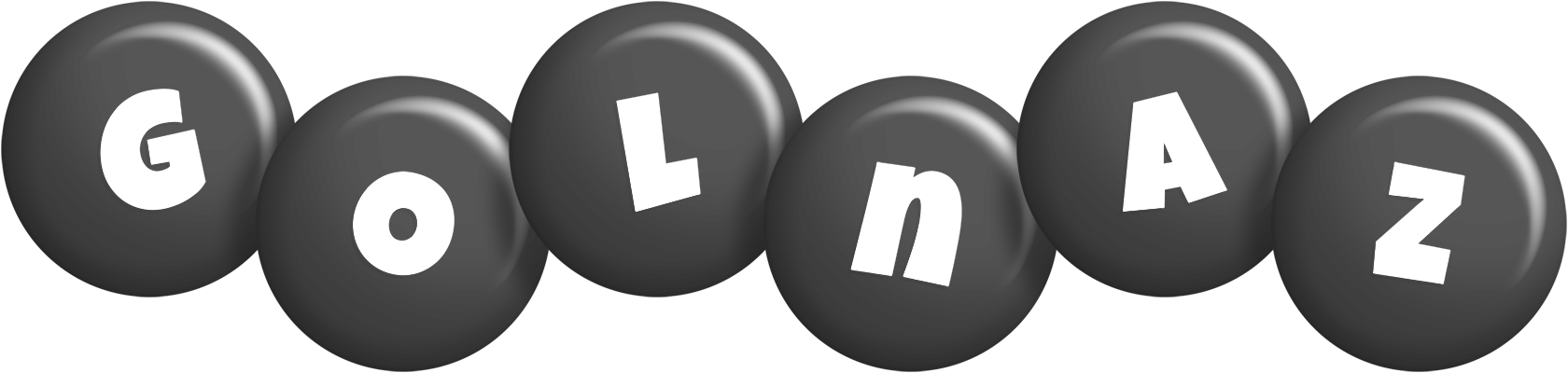 Golnaz candy-black logo