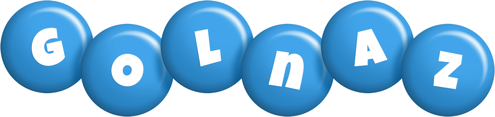 Golnaz candy-blue logo