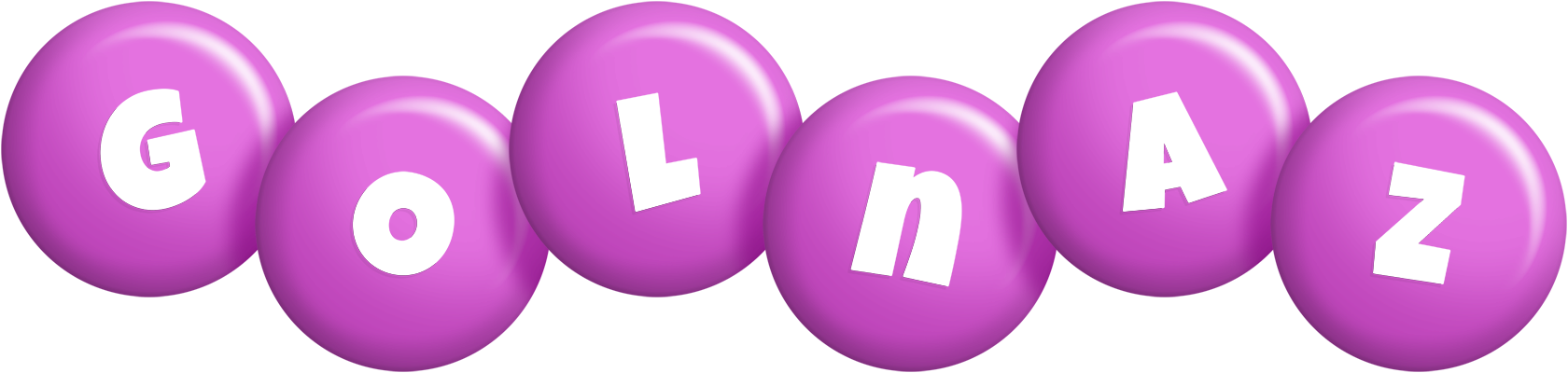 Golnaz candy-purple logo