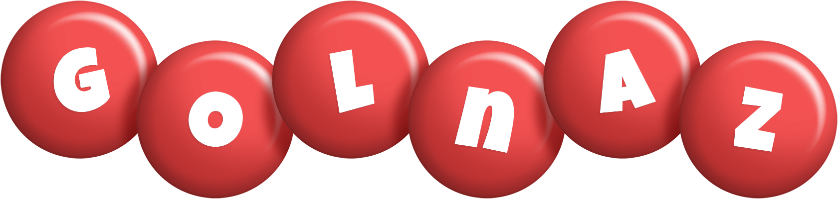 Golnaz candy-red logo