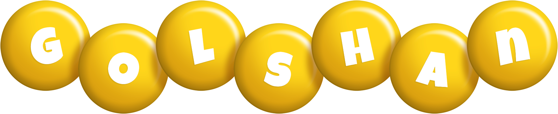 Golshan candy-yellow logo