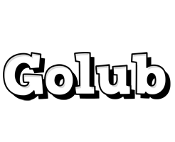 Golub snowing logo