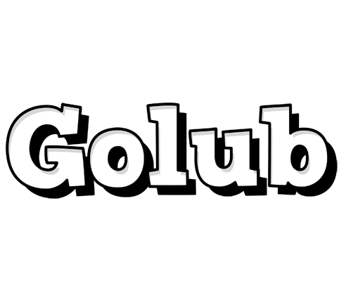 Golub snowing logo