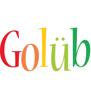 Golüb birthday logo