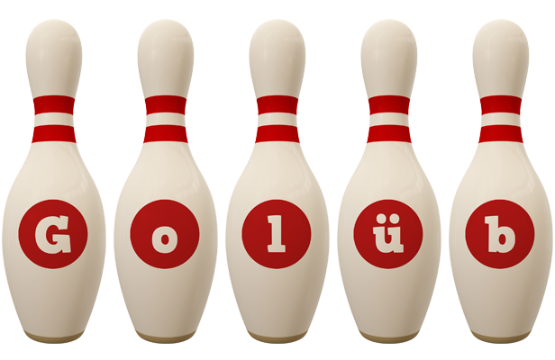 Golüb bowling-pin logo