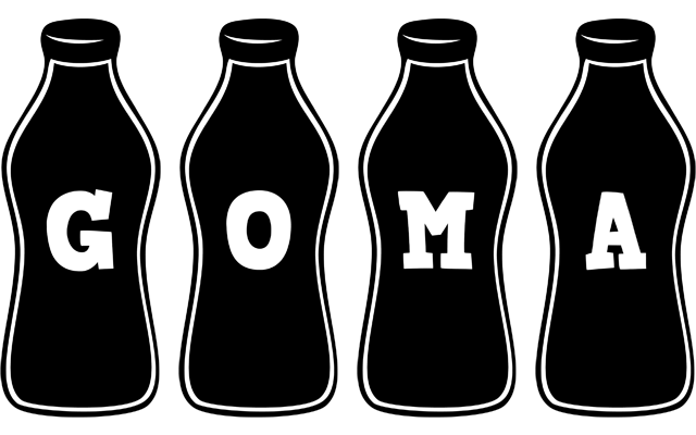Goma bottle logo