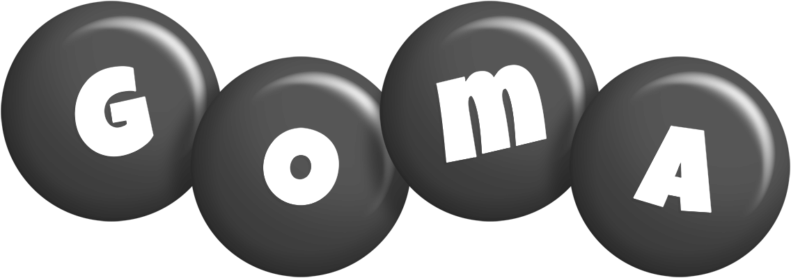 Goma candy-black logo