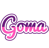 Goma cheerful logo