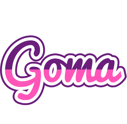 Goma cheerful logo
