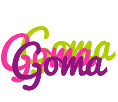 Goma flowers logo