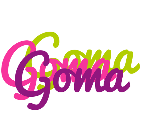 Goma flowers logo