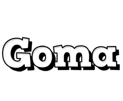 Goma snowing logo