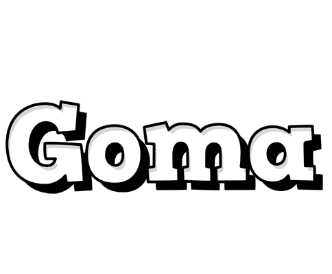 Goma snowing logo