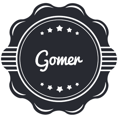 Gomer badge logo