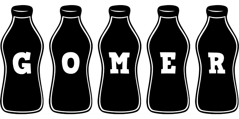Gomer bottle logo