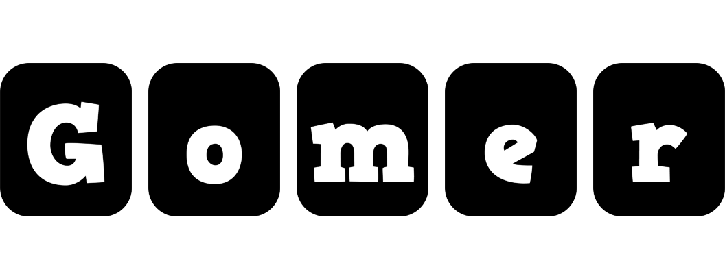 Gomer box logo