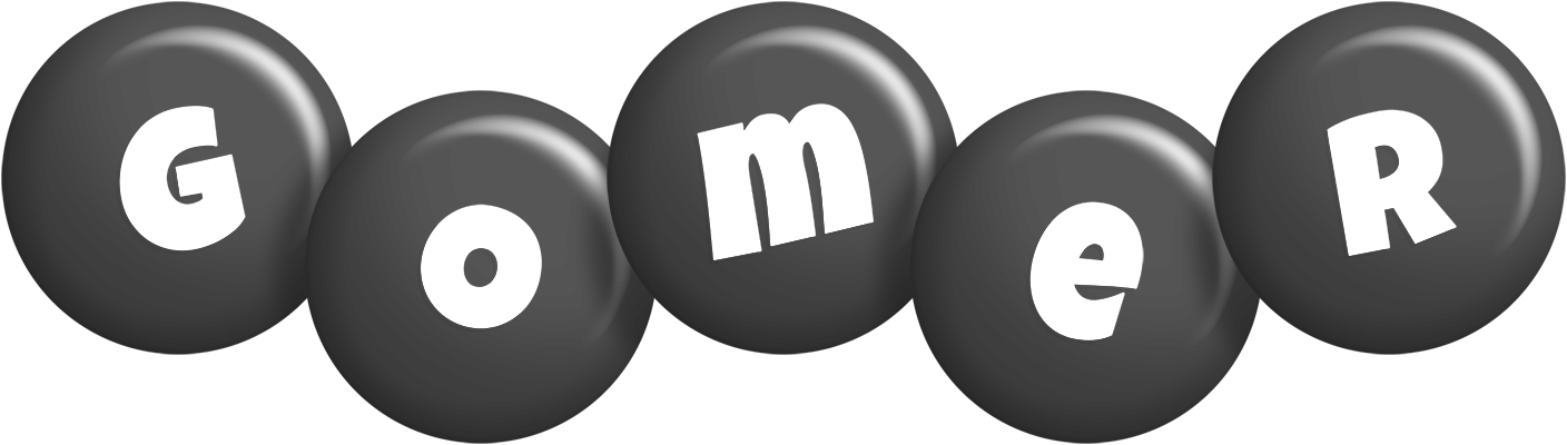 Gomer candy-black logo
