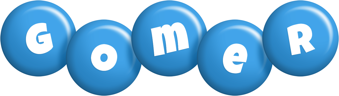 Gomer candy-blue logo