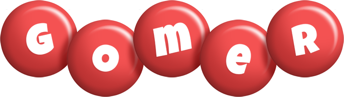Gomer candy-red logo