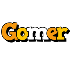 Gomer cartoon logo