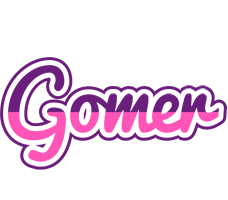 Gomer cheerful logo