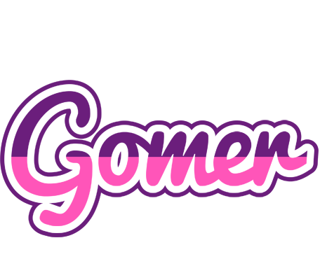 Gomer cheerful logo