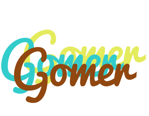 Gomer cupcake logo