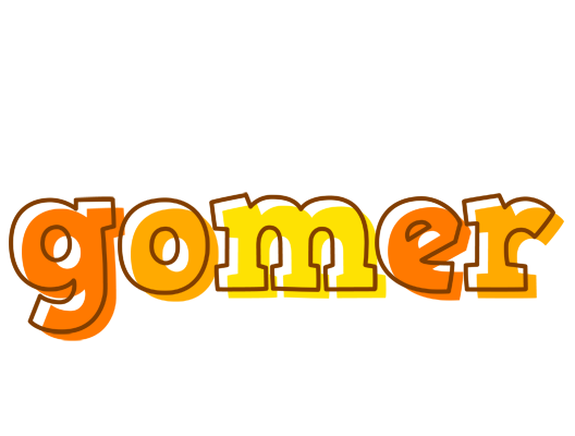 Gomer desert logo