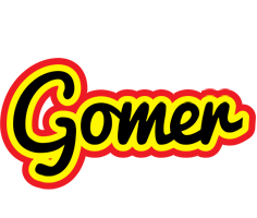 Gomer flaming logo