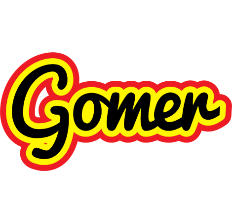 Gomer flaming logo