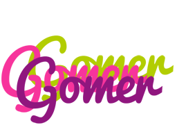 Gomer flowers logo