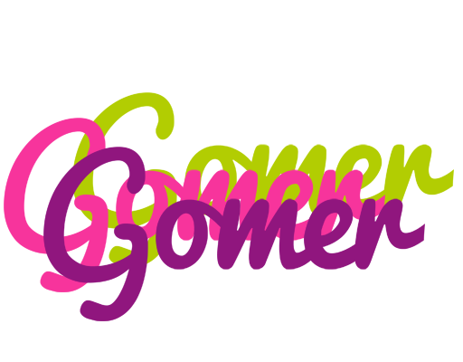 Gomer flowers logo
