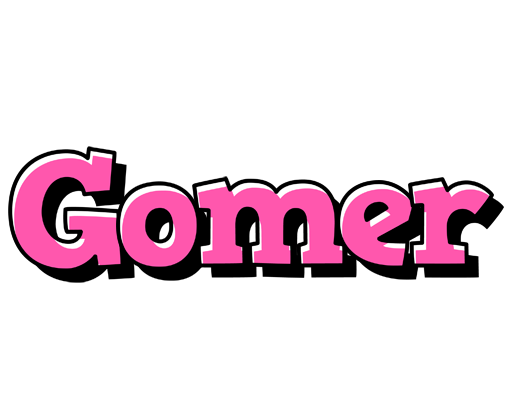 Gomer girlish logo