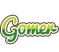 Gomer golfing logo