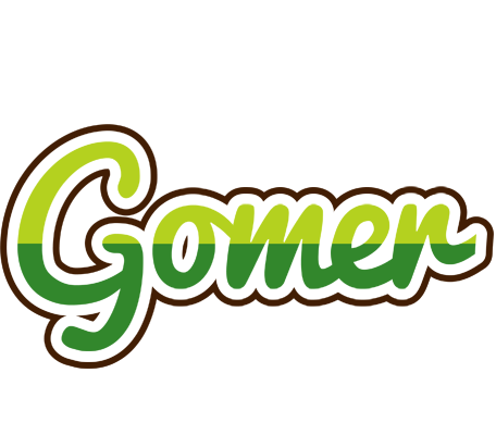 Gomer golfing logo