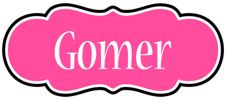 Gomer invitation logo