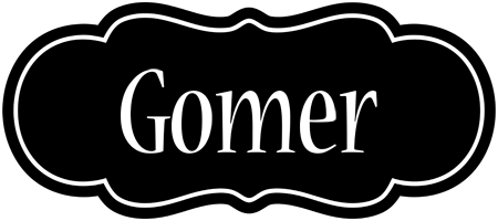 Gomer welcome logo