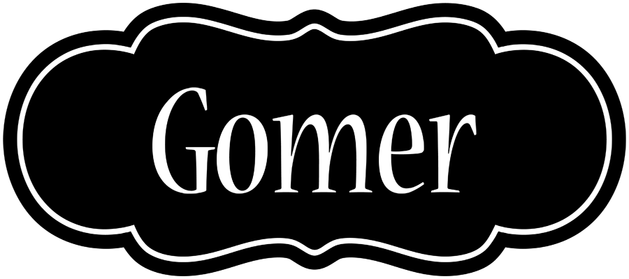 Gomer welcome logo