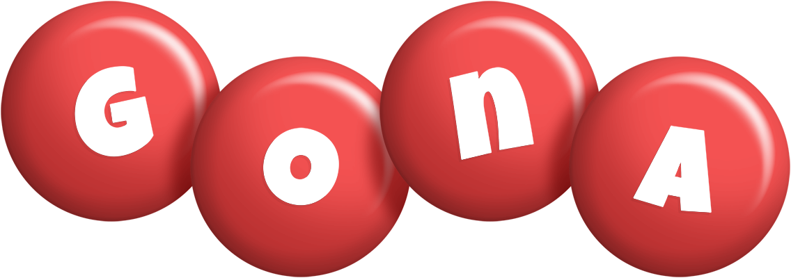 Gona candy-red logo