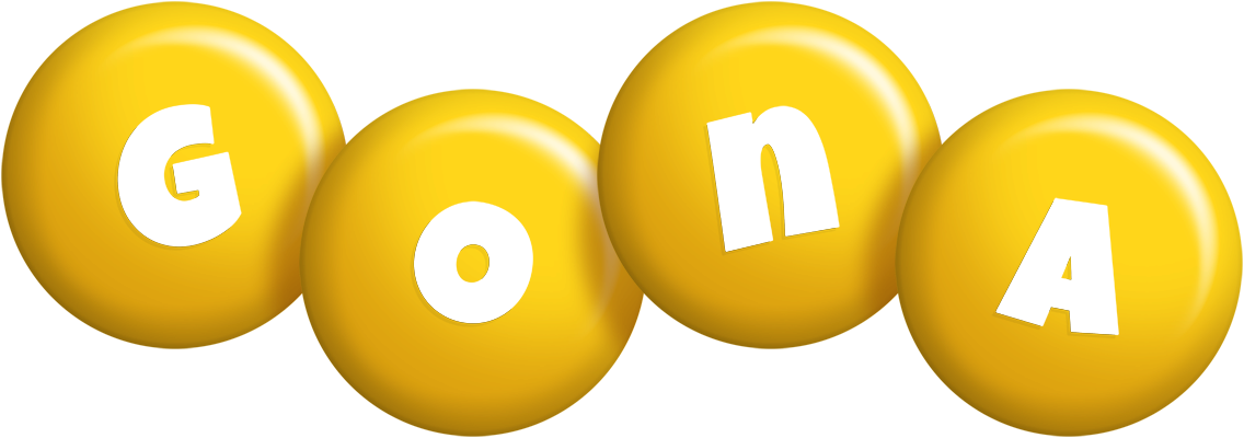 Gona candy-yellow logo