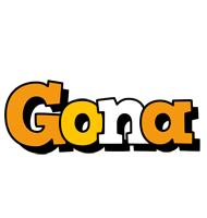 Gona cartoon logo