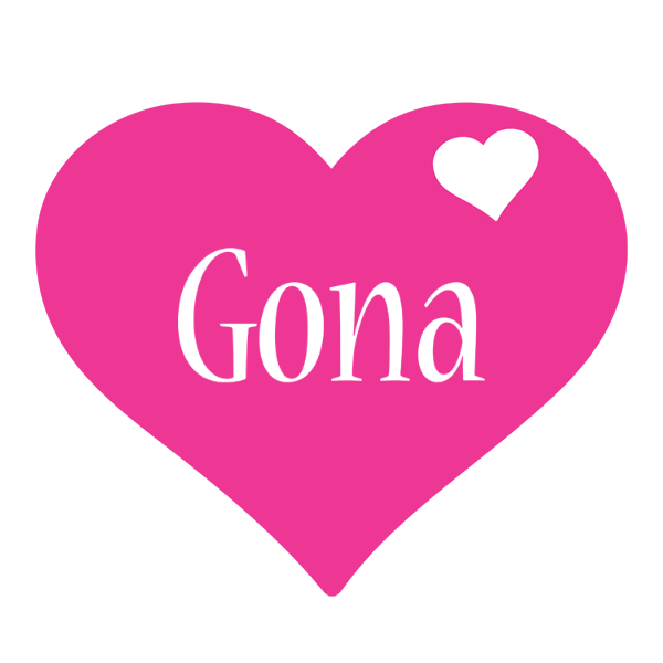 Gona love-heart logo