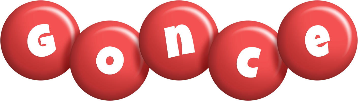 Gonce candy-red logo