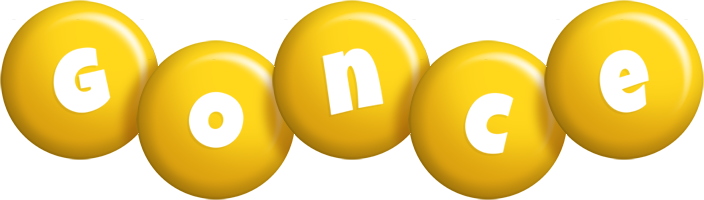 Gonce candy-yellow logo