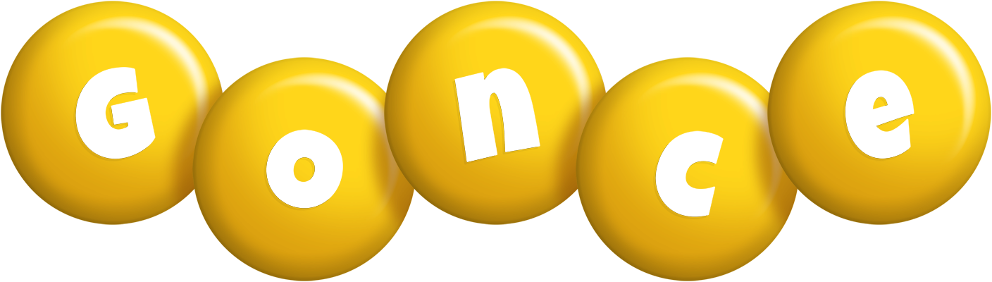 Gonce candy-yellow logo