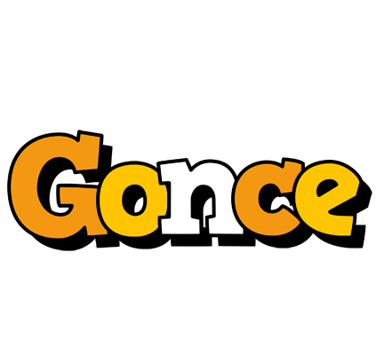 Gonce cartoon logo